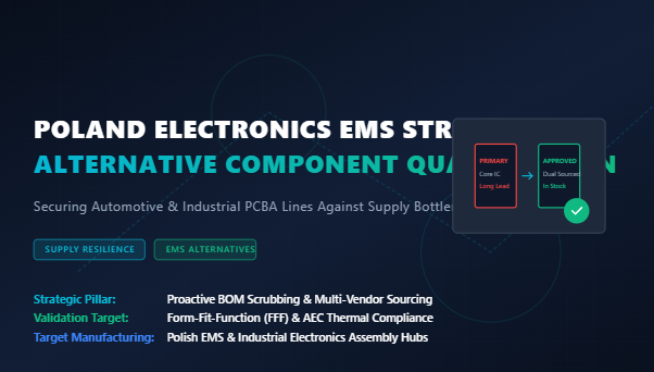 Últimos blogs de la empresa sobre Estrategias anti-interrupción para proveedores polacos de EMS: desde la selección de la lista de materiales hasta la selección alternativa