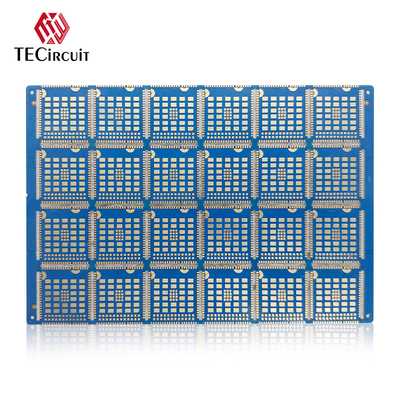 comprar FR4 PCB rígido de cuatro lados 6 capas de placa de PCB de corte medio ranura inmersión oro 2u Fabricación en línea