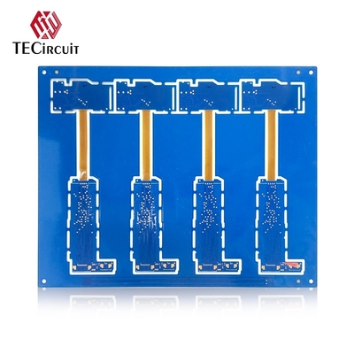 comprar 1.2mm espesor 4 capas rígido PCB flexible placa de circuito impreso inmersión oro 2U