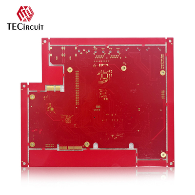 Junta de circuitos de alta frecuencia PCB rígido FR4 TG170 Dedo de oro 1,6 mm espesor 10U