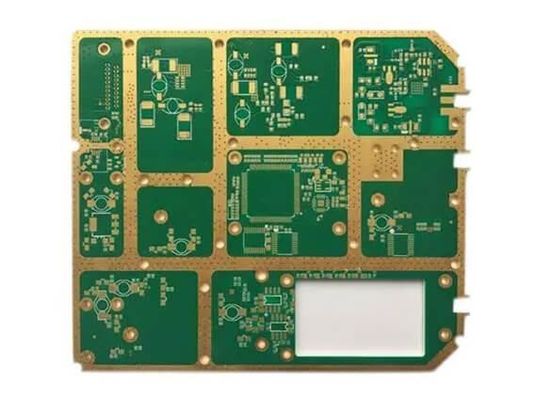 Placa de PCB rígida de alta frecuencia de múltiples capas para sistemas de entretenimiento en automóviles