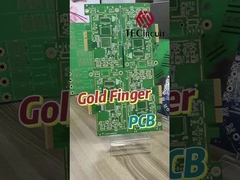 Pantallas de PCB de alta frecuencia con dedo de oro PCB rígido OEM para comunicación de módulos