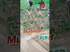 6 capas FR4 RIGID Multilayer PCB Circuit Board Servicio único de PCB