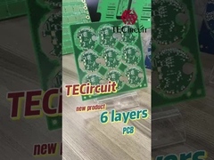Placa de circuito impreso HDI de PCB rígido de múltiples capas para sintonizador electrónico